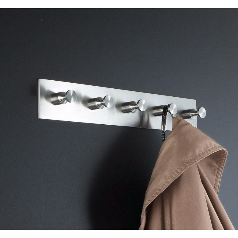 AGM Home Store Stainless Steel Wall Mounted Hook Rack